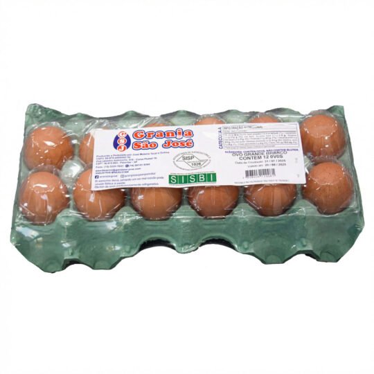 Cartela PVC - 12 ovos vermelhos grandes